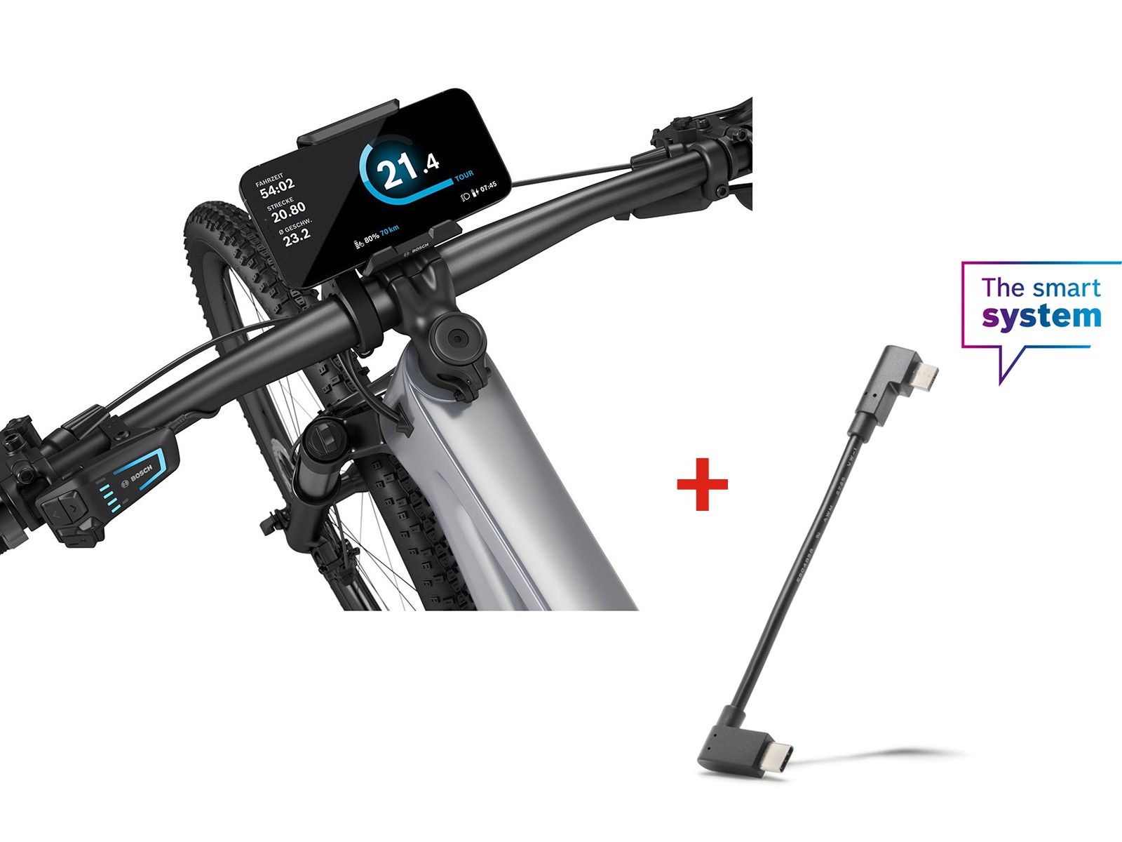 Connected pack - Bosch Ebike Smartphone Grip + USB-C charging cable